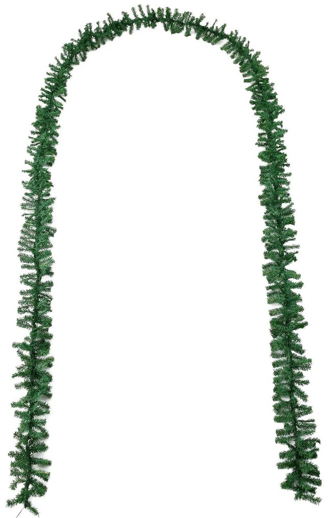 Ghirlanda artificială de crăciun 10 m verde cu 200 diode LED
