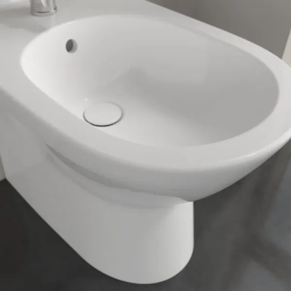 Villeroy & Boch O.NOVO 54610001 - Bideu pe podea, 57 x 36 cm, ceramică, alb