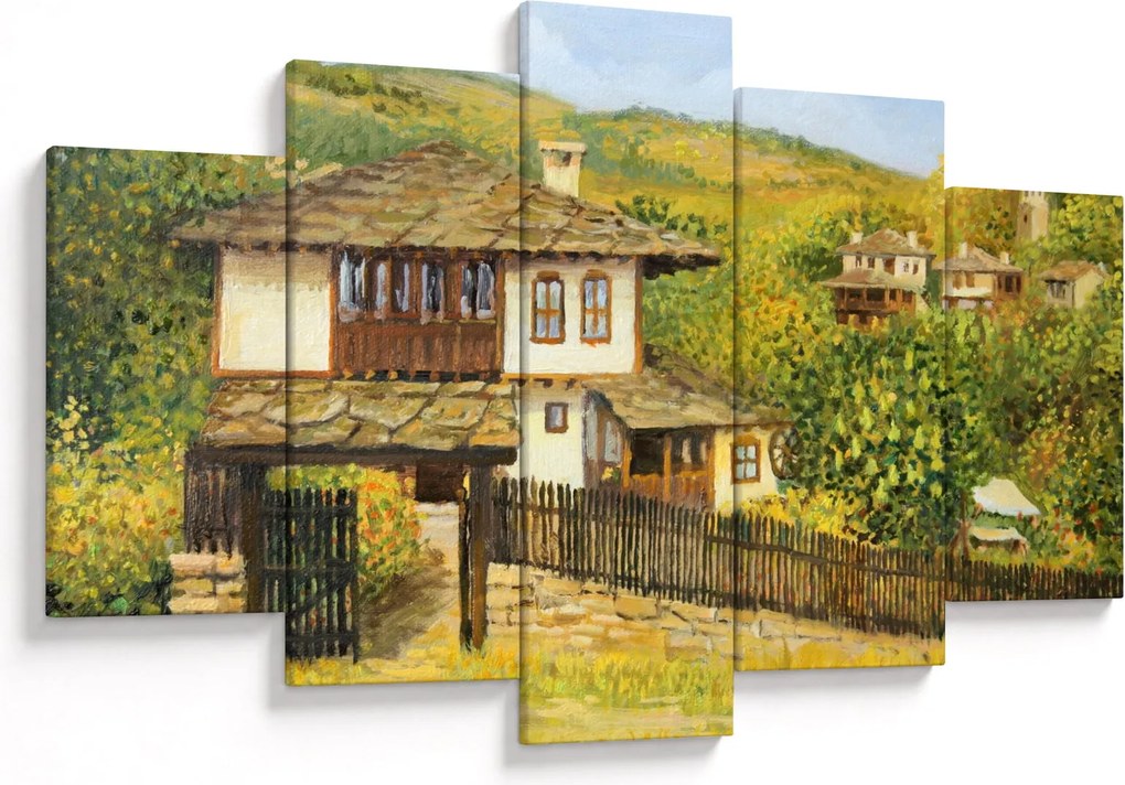 Tablou - Cabane în timpul verii (150x105 cm)
