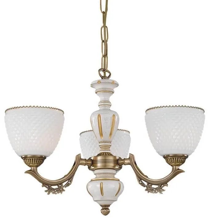 Candelabru din alama cu 3 brate design italian 8656