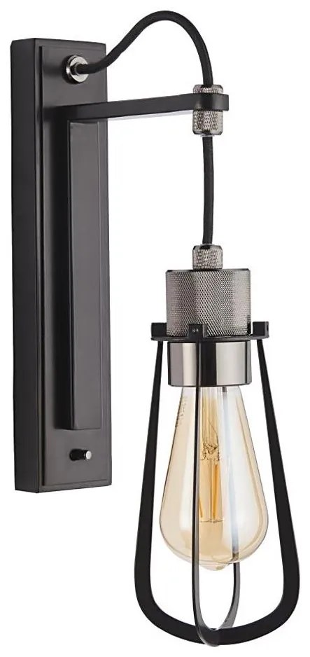 Aplică Endon 80950 URBAN 1xE27/6W/230V negru