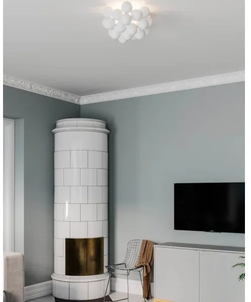 Plafonieră ByRydens 4202240-5002 GROSS 6xG9/5W/230V alb