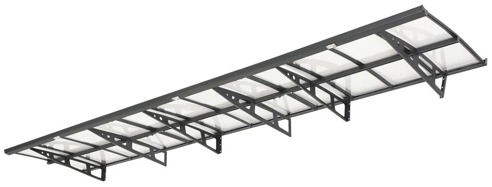 Copertină pentru ușă Kassel 100 x 450 cm CoverTech antracit