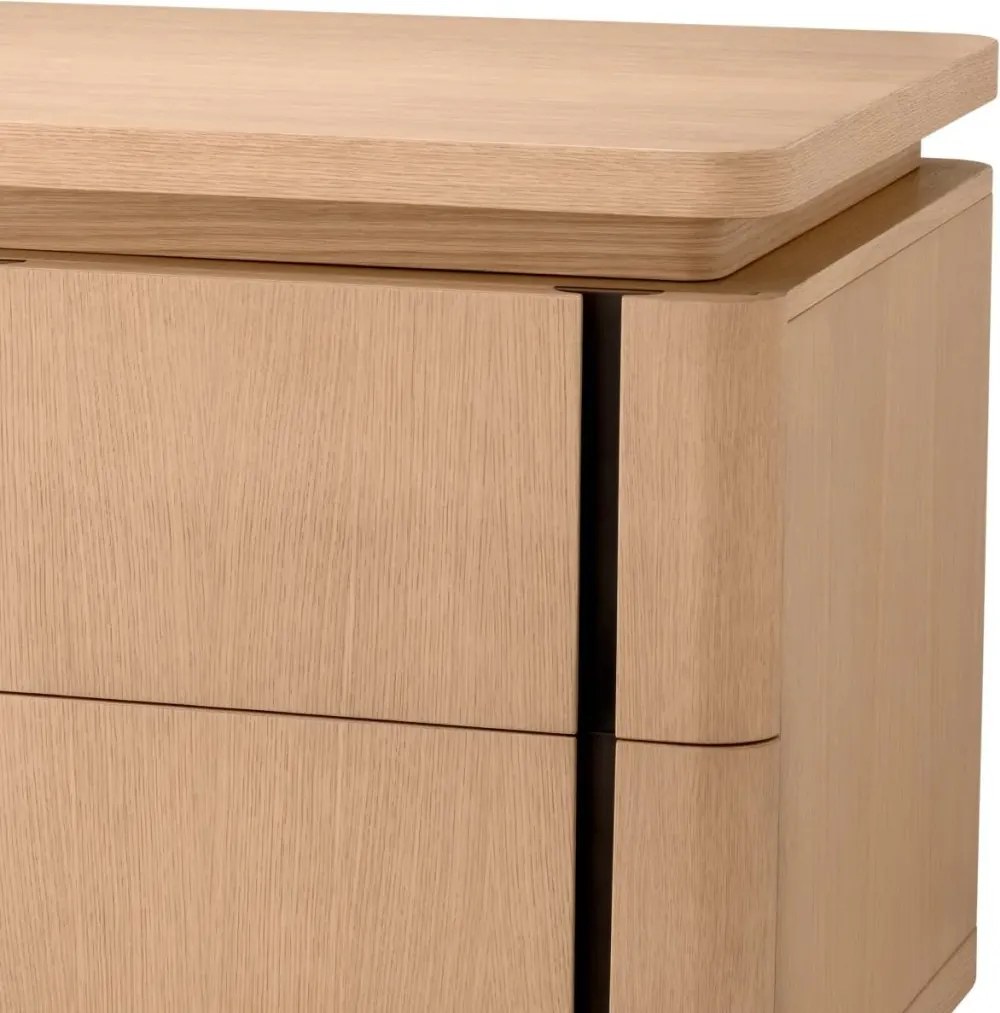 Birou design LUX Modesto, Natural oak