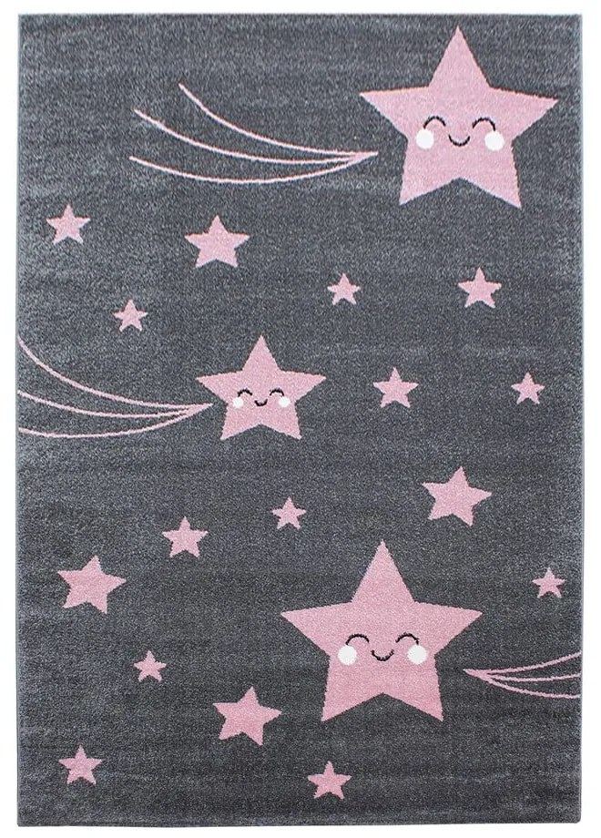 Covor pentru copii roz/gri 160x230 cm Kids – Ayyildiz Carpets
