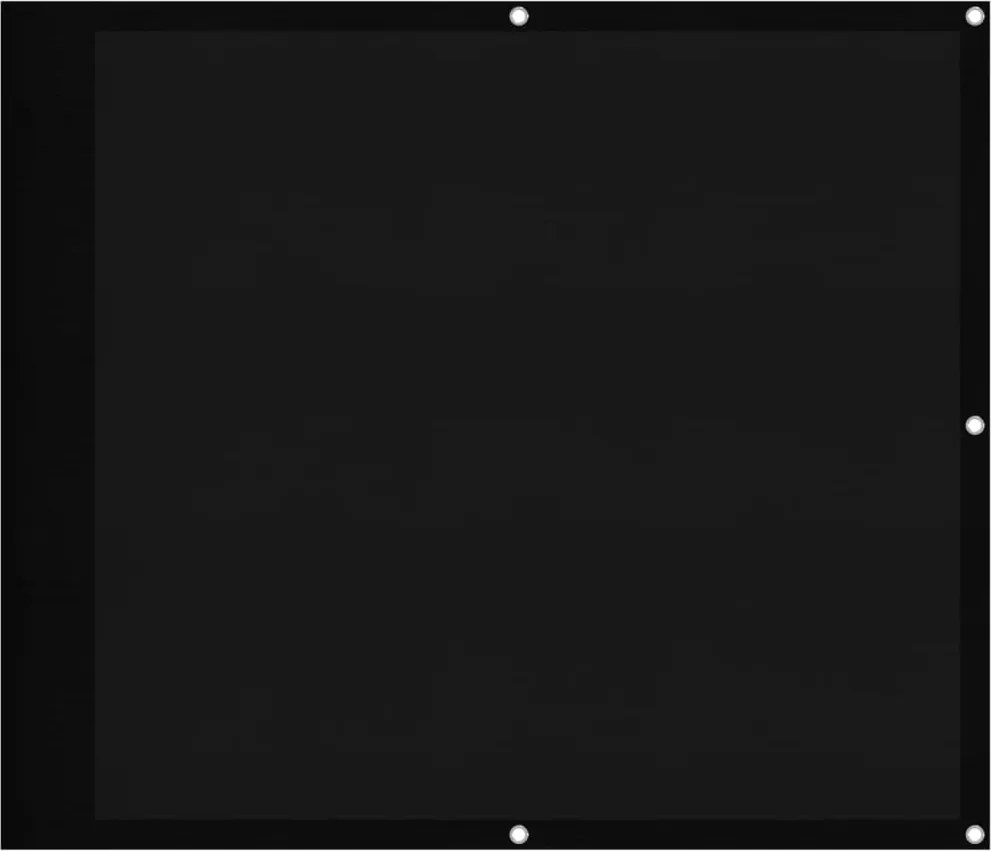 vidaXL Paravan de balcon, negru, 90x1000 cm, 100% poliester oxford