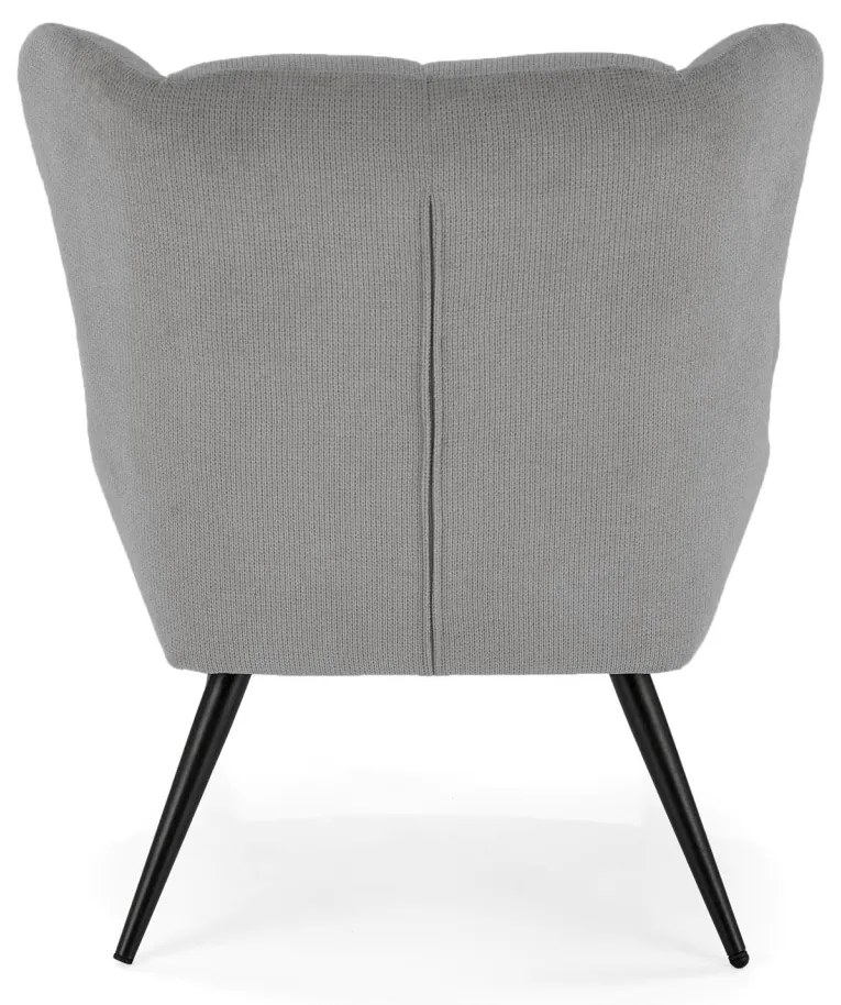Fotoliu Byron stofa gri H92 cm