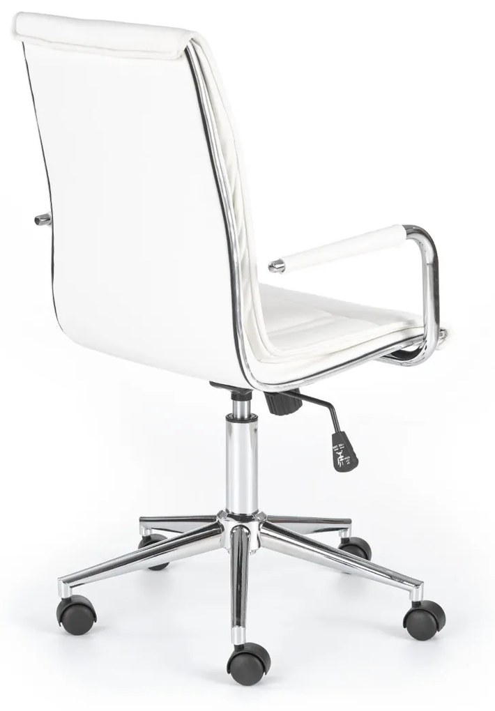 Scaun Porto 2 piele ecologica alb