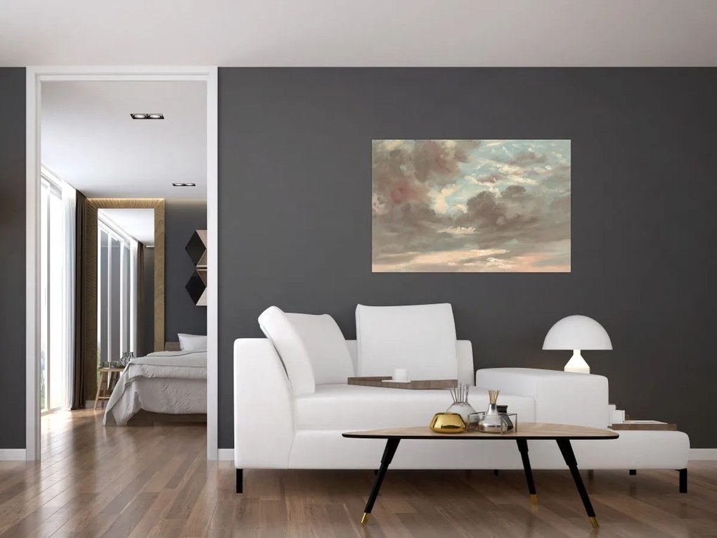 Tablou - John Constable, Cloud Study Stormy Sunset, reproducere (90x60 cm)