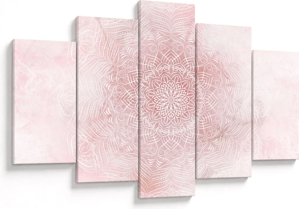 Tablou - Mandala roz (150x105 cm)