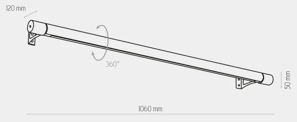 Aplică LED ROLLO LED/30W/230V lemn