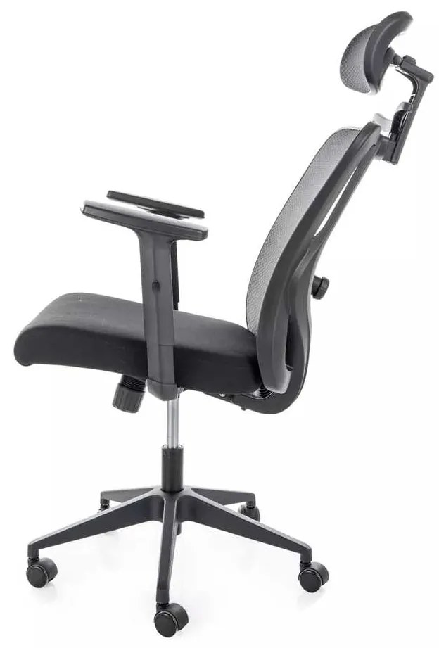 Scaun de birou Valrose, negru