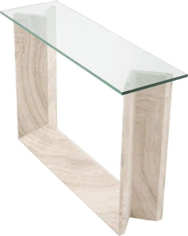 Consola LUX din travertin stil Art Deco Fortuna