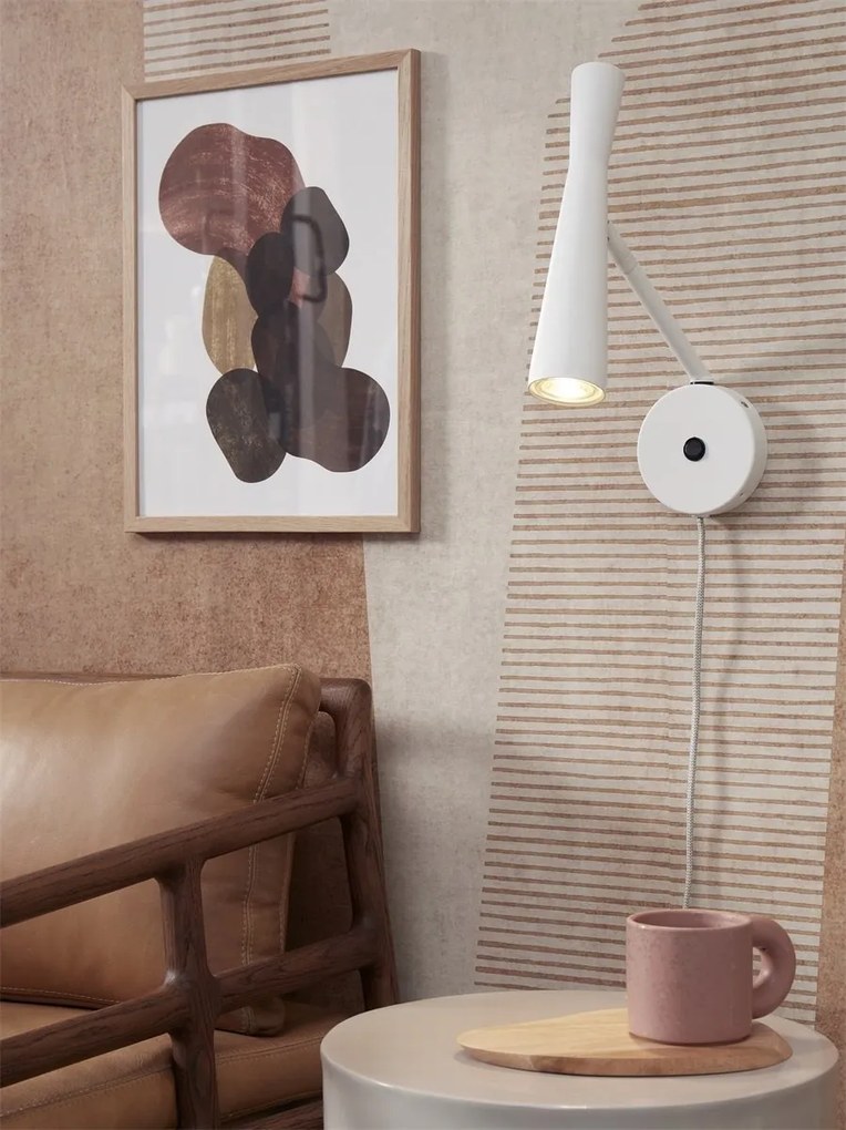 Aplica de perete design modern Bordeaux alba