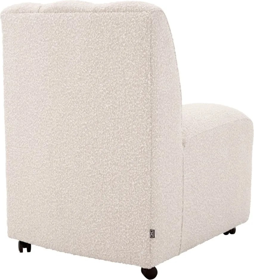 Scaun design LUX Kelly, Boucle cream