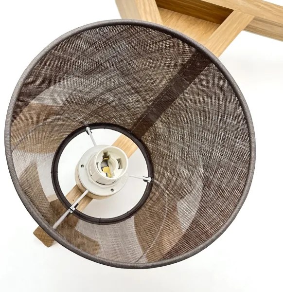 Lustră aplicată Brilagi ANTHONY 3xE14/40W/230V stejar/maro