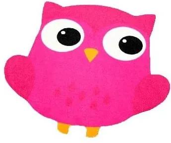 Covor pentru copii Zala Living Owl , 66 x 66 cm, roz