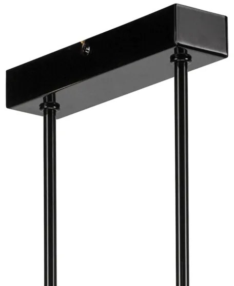 Lustră pe tijă ASTRID 4xE27/60W/230V neagră