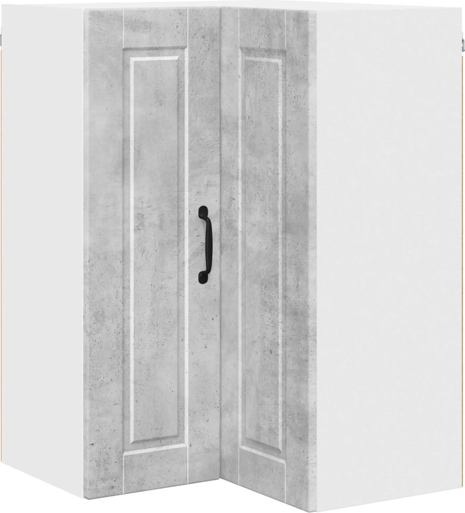 vidaXL Dulap de bucătărie Gri din beton 57 x 57 x 80 cm Lemn compozit