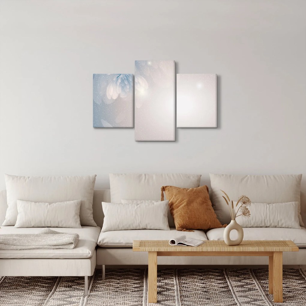 Tablou - Flori înzăpezite (90x60 cm)