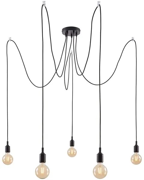 Paulmann 50389 - Lustră pe cablu NEORDIC 5xE27/20W/230V