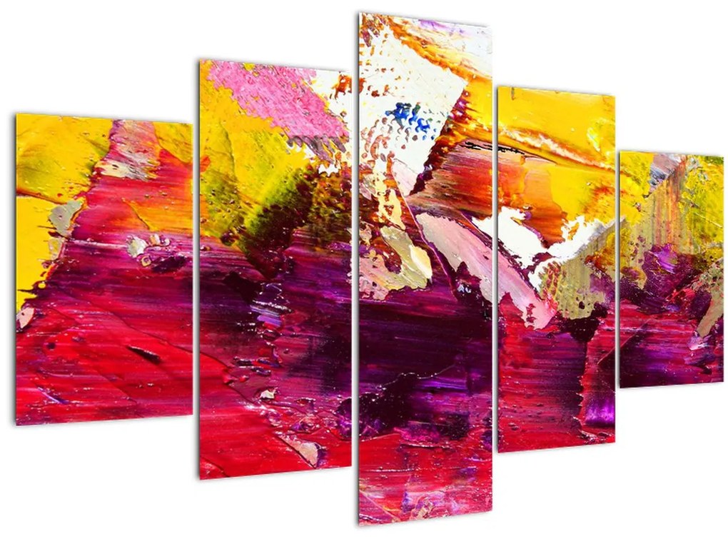 Tablou cu abstracție - pictura (150x105 cm)
