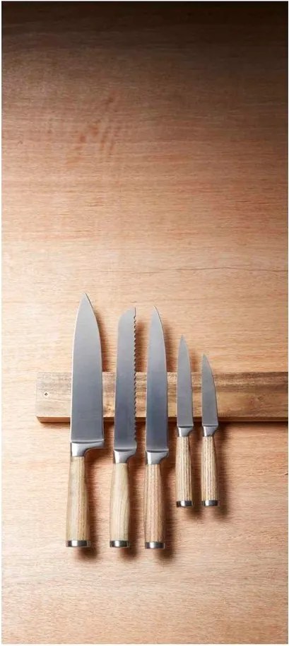 Suport magnetic de perete din lemn de salcâm Kitchen Craft