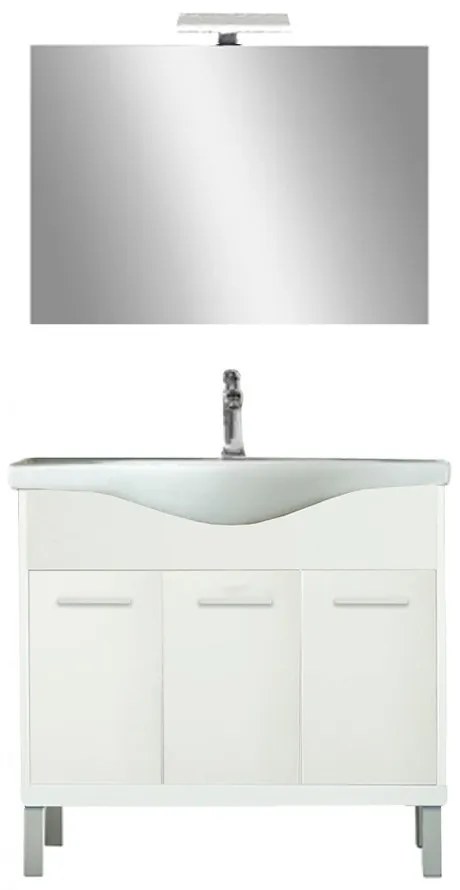 Mobilier complet de baie Nerva Prime 85 alb