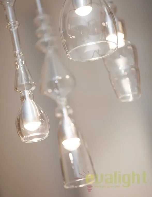 Pendul LED design modern decorativ Murano D P0248 MX