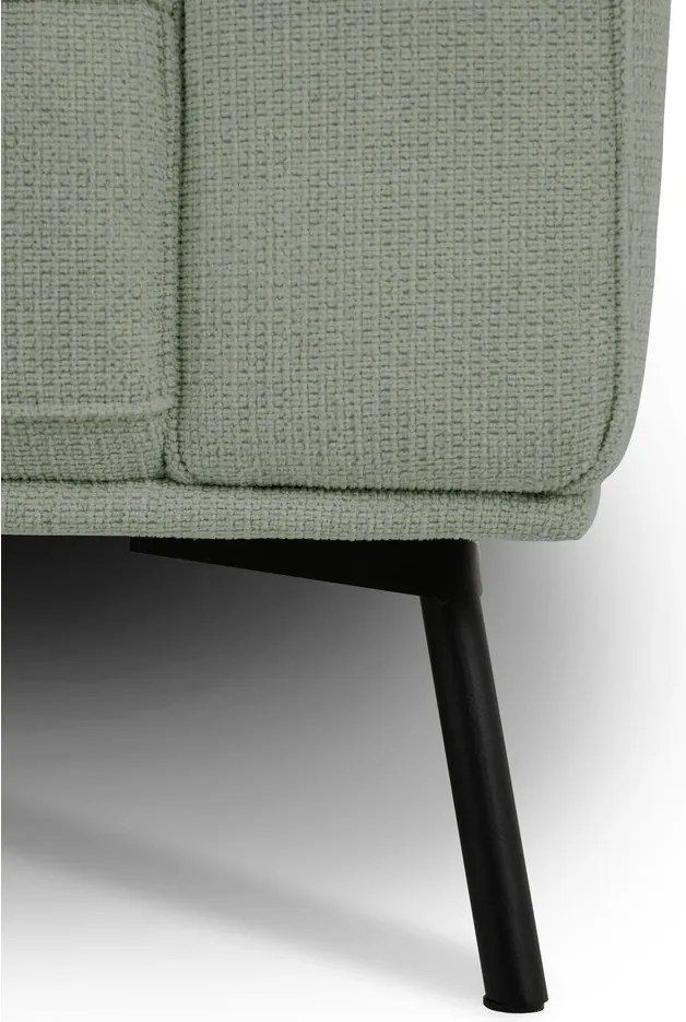 Colțar verde cu tapițerie din chenille (cu colț pe partea stângă/în formă de ”L”) Amsterdam – Scandic