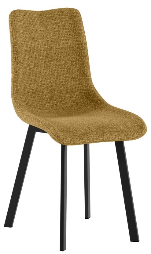 STONES Scaun acoperit cu material textil ușor de curățat. Picioare din metal vopsit 45cm X 56cm H. 86cm | Aosom Romania