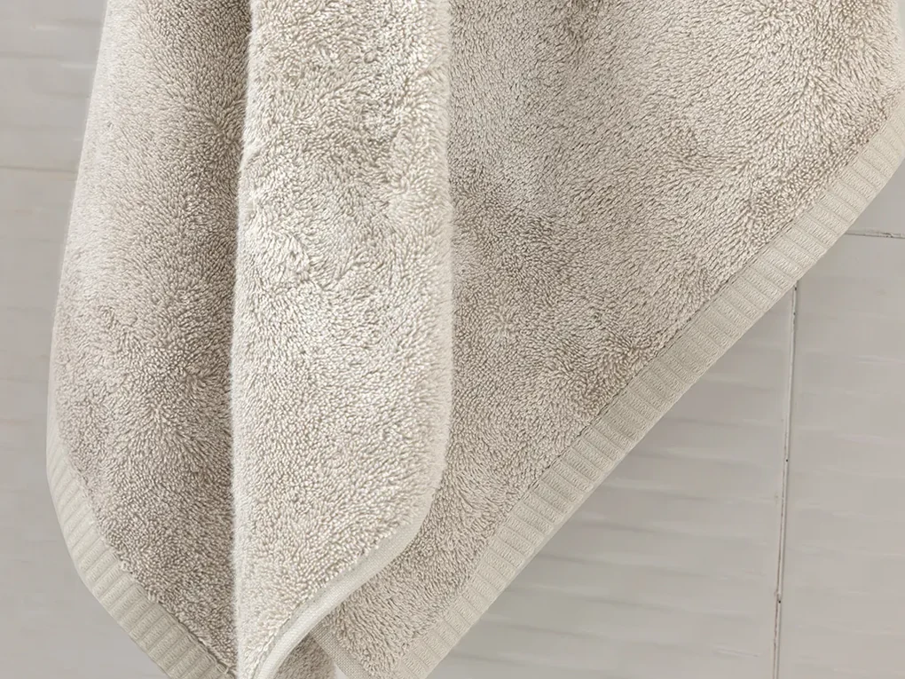 Leafy Prosop de Baie din Bambus 70x140 Cm Bej