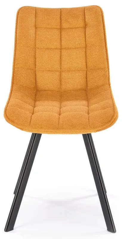 Scaun K549 stofa mustariu