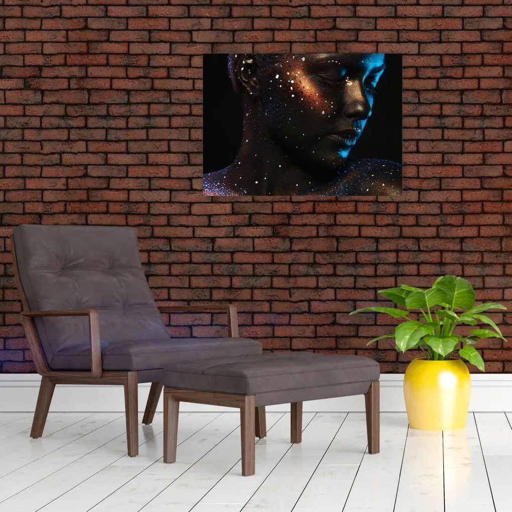 Tablou strălucitor a femeii (70x50 cm)