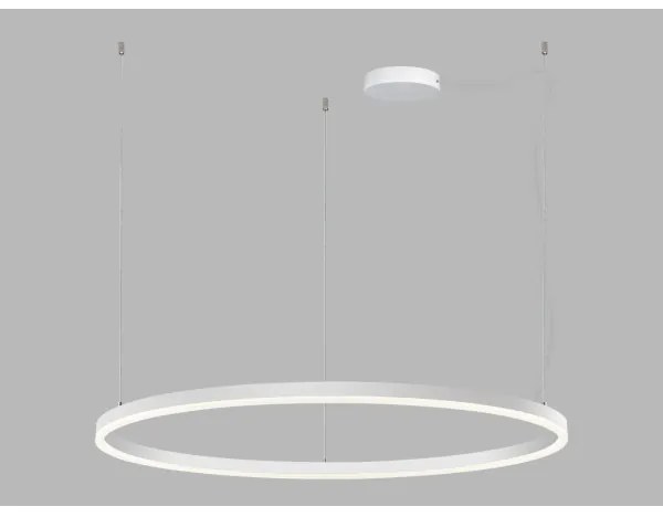 Lustră LED dimabilă pe cablu LED2 CIRCLE 80W/230V 3000K/4000K d. 100cm alb
