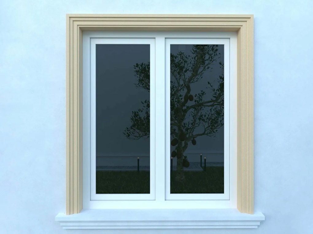 Ancadrament fereastra exterior FP115 dimensiuni 120x50x2000mm