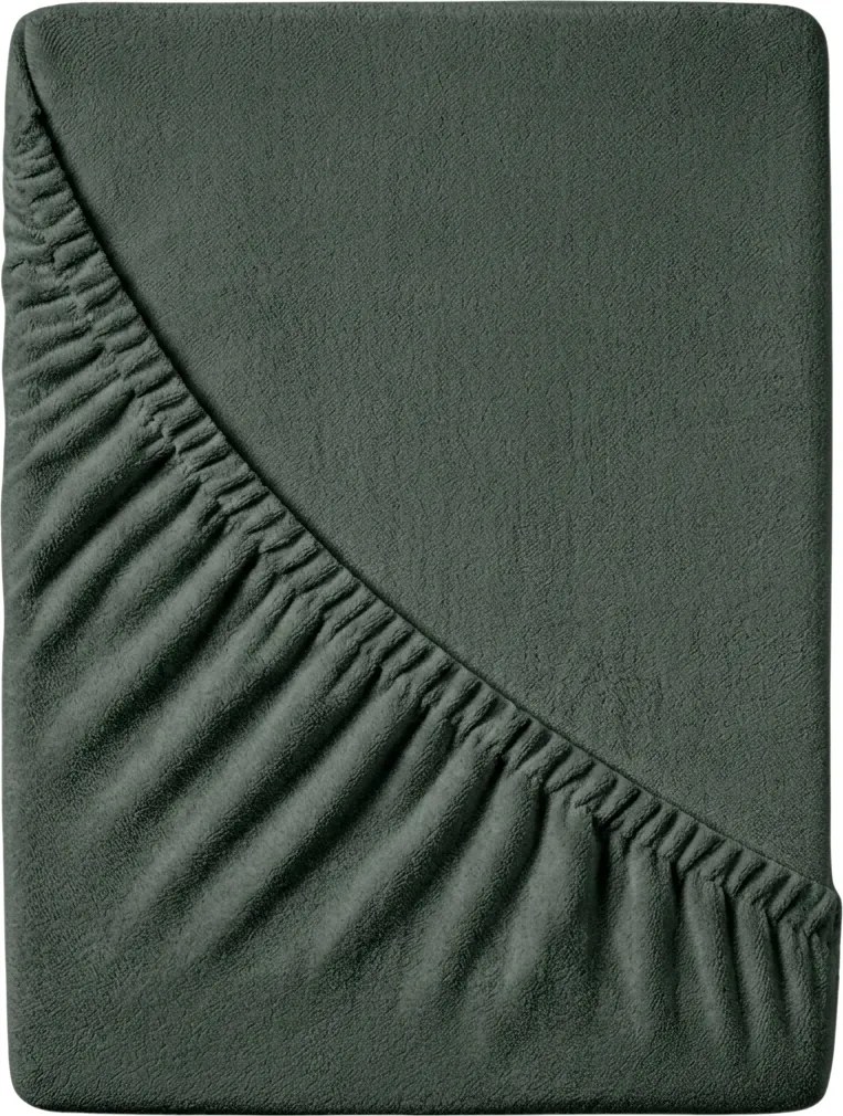 Cearsaf Frote EXCLUSIVE verde-gri 180 x 200 cm