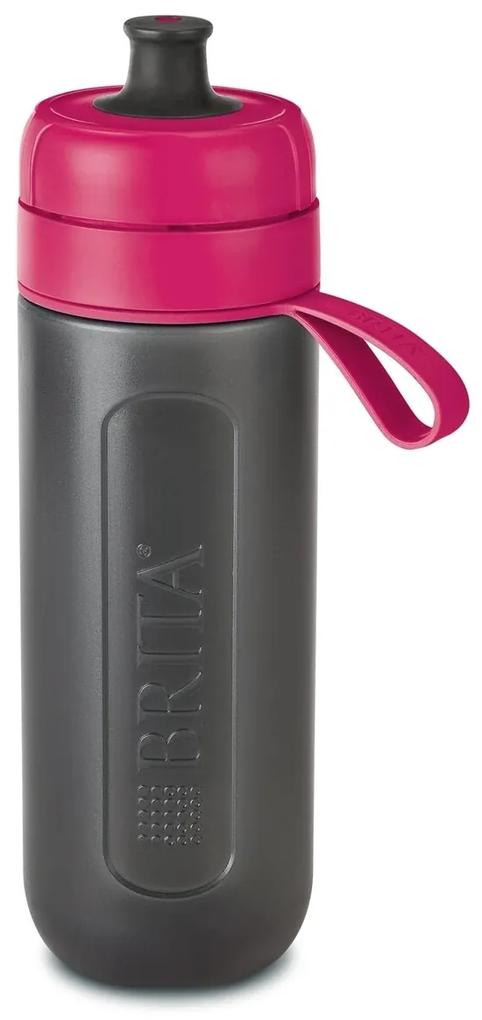Sticla filtranta Brita, Fill&amp;Go Active, 600 ml, roz