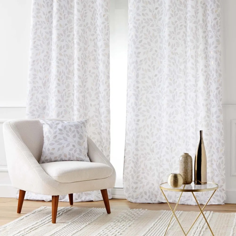 Draperie albă 140x260 cm Duchesse – douceur d'intérieur