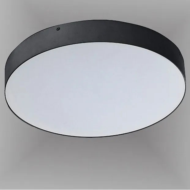 Plafoniera LED design slim MONZA II R60 4000K neagra ZZ AZ3680