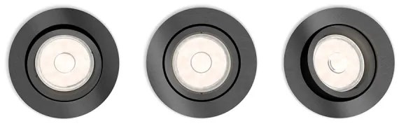 Philips 50393/99/PN - SET 3x Lampa incastrata MYLIVING DONEGAL 1xGU10/5,5W/230V