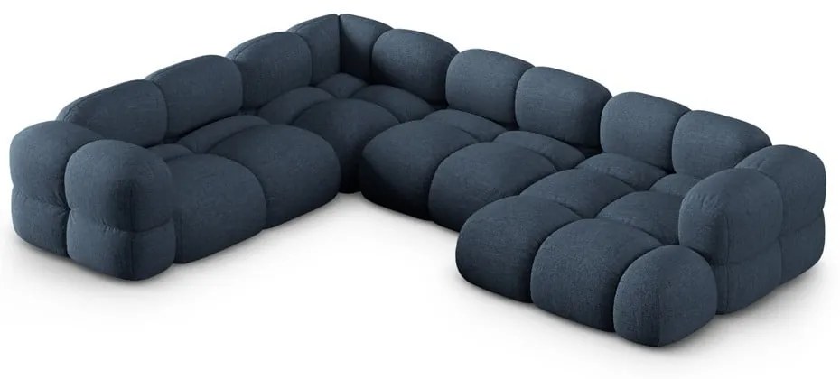 Colțar albastru închis (cu colț pe partea stângă/în formă de "U") Loretto – Cosmopolitan Design