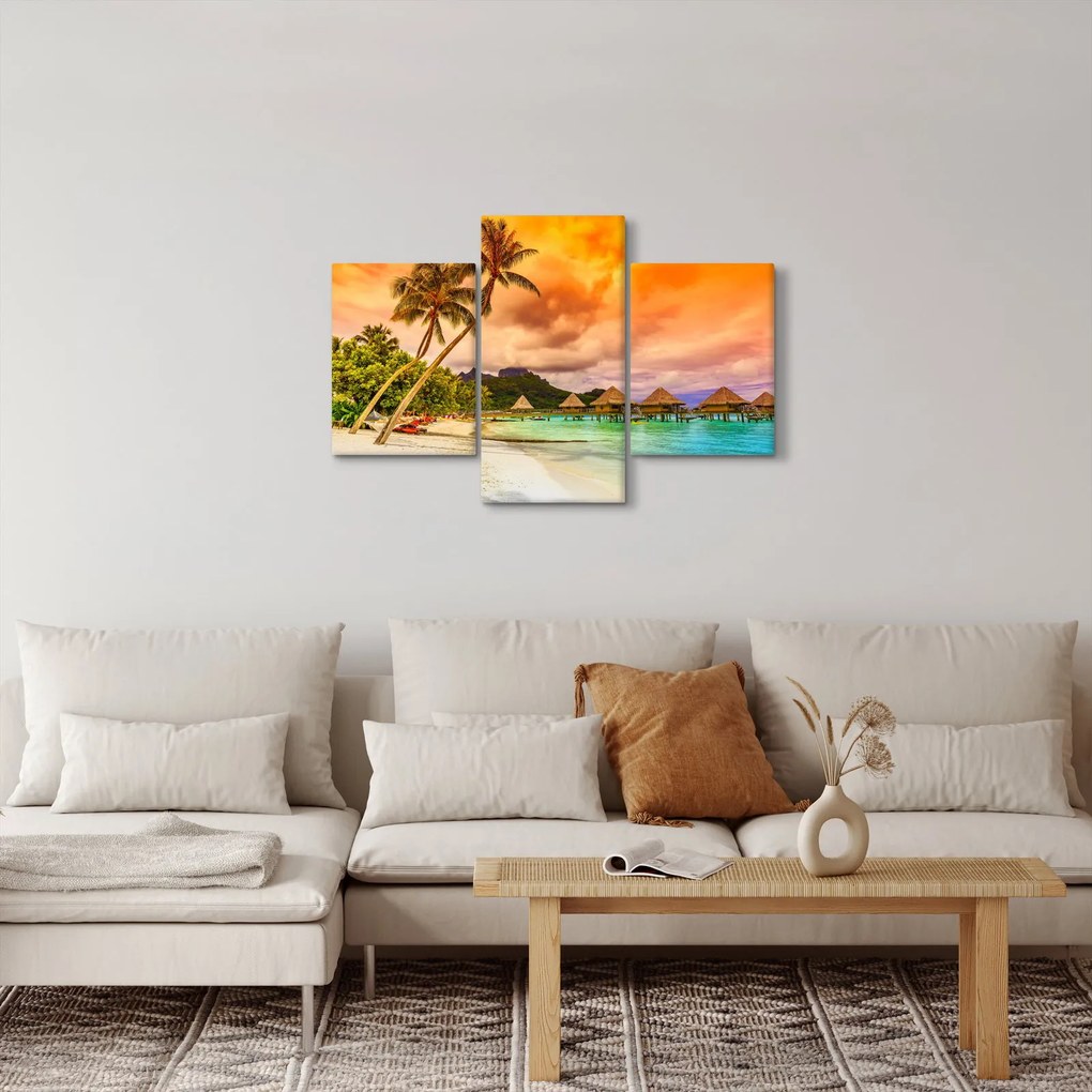 Tablou - Insula Bora Bora (90x60 cm)