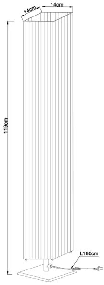 Globo 24662 - Lampadar BAILEY 2xE27/40W/230V