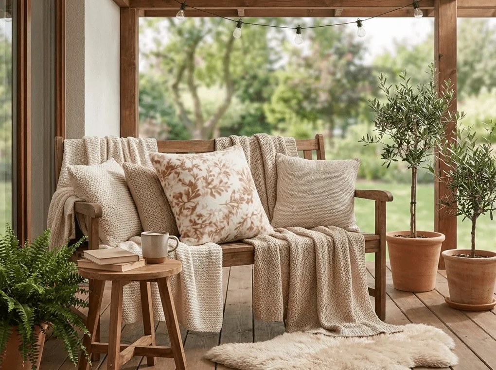 Fata de perna dubla fata DUO SENSE SYLVENA 45x45 cm cocolino/flanel, colorat