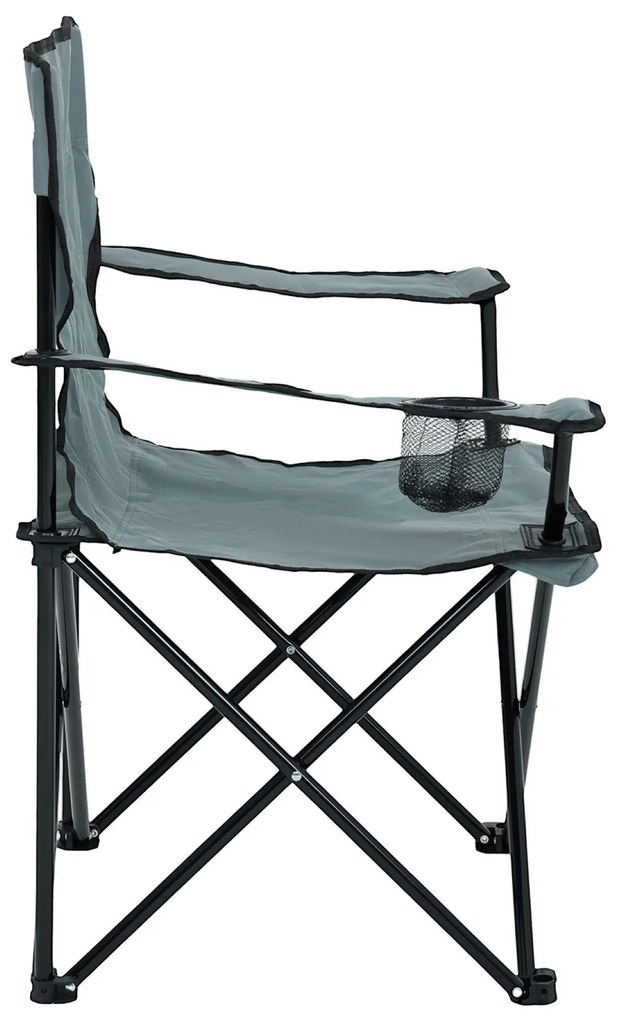 Set 2 buc scaune camping Advirtieron (gri). 1117499