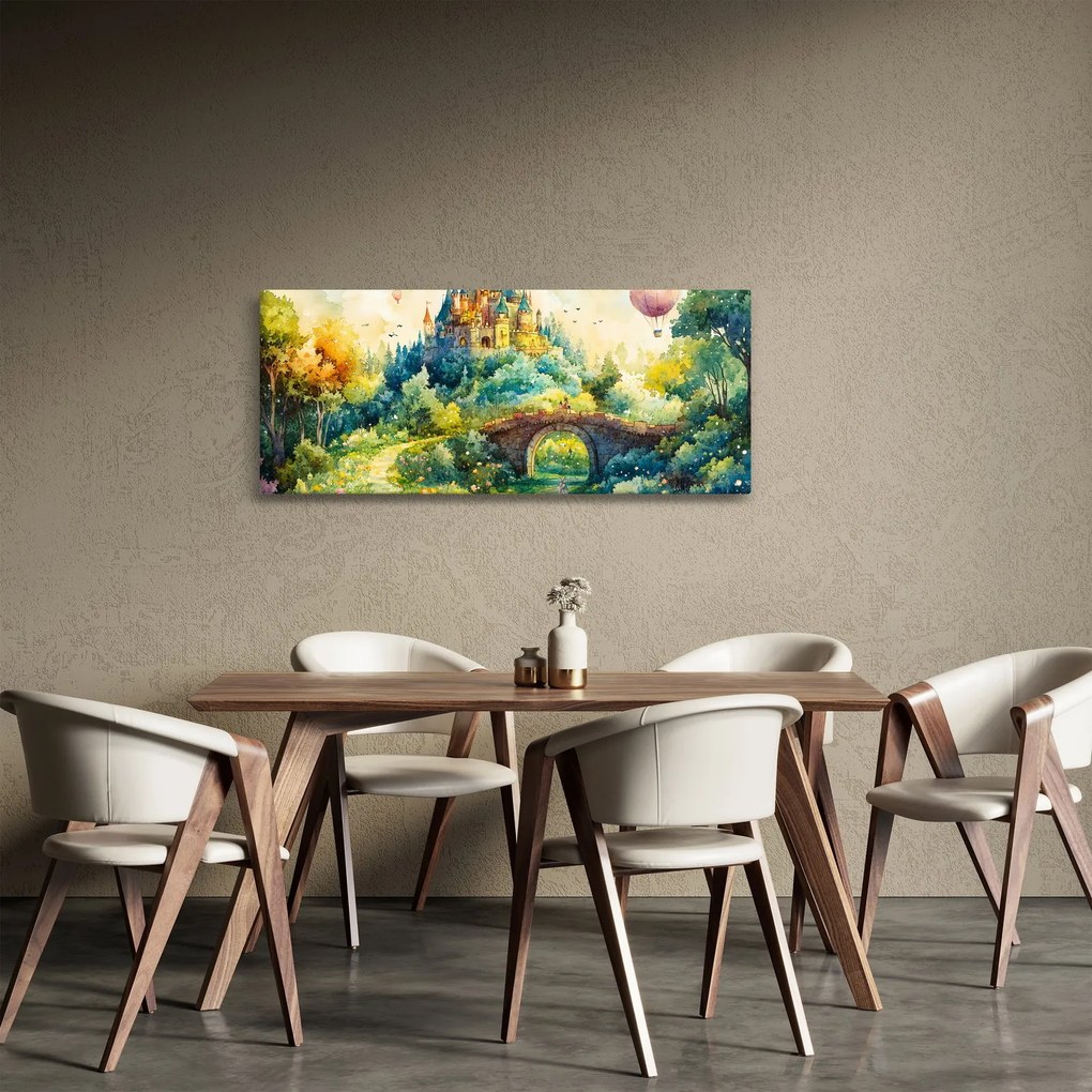 Tablou - Castel de Poveste (120x50 cm)