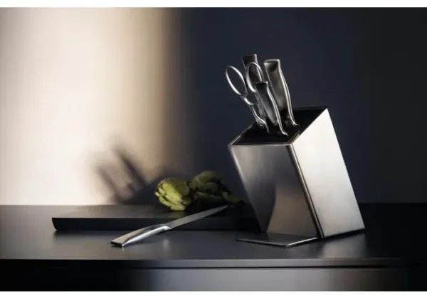 WMF Grand Gourmet - Set de 6 cuțite de bucătărie cu suport