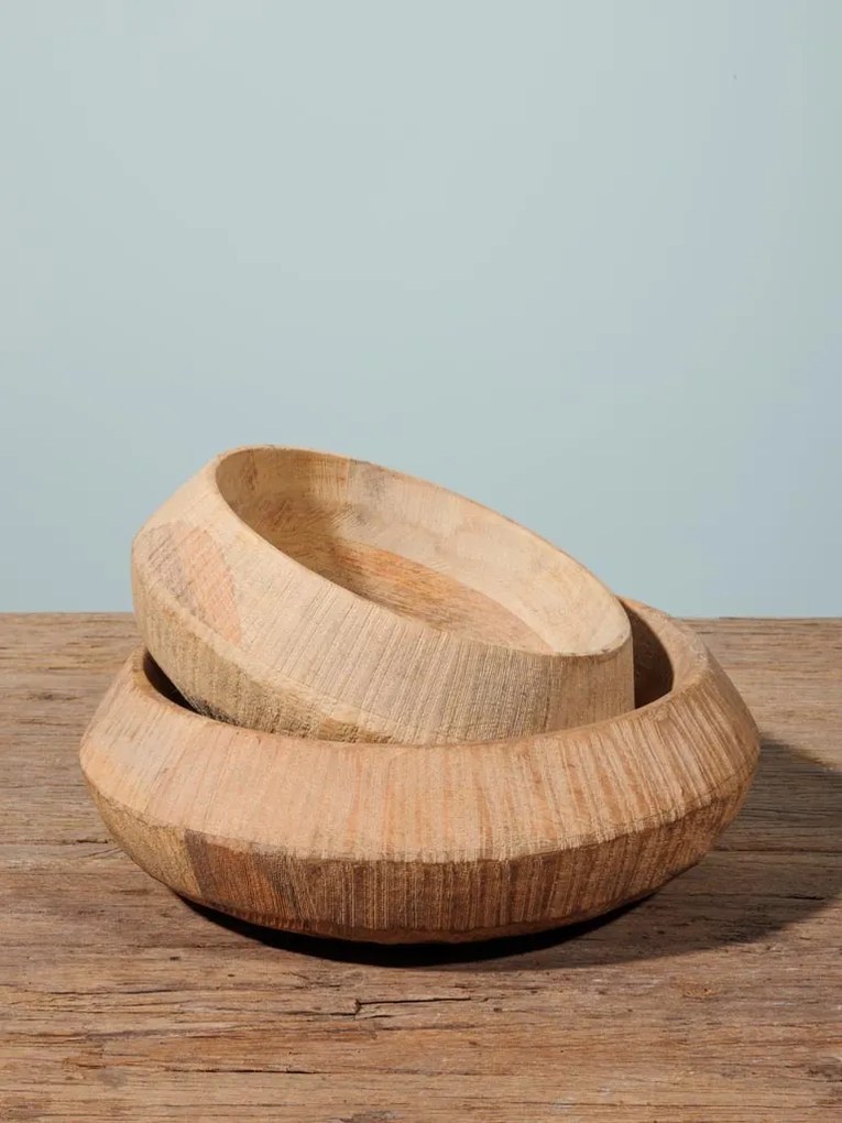 Bol din lemn de mango, 23 cm, Rustic