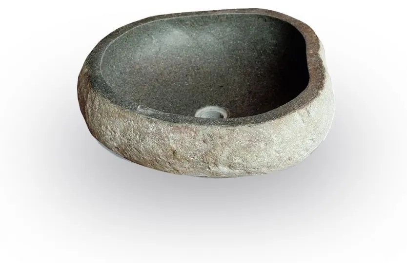 Lavoar din piatră naturală de râu Lavabo Cut - mic